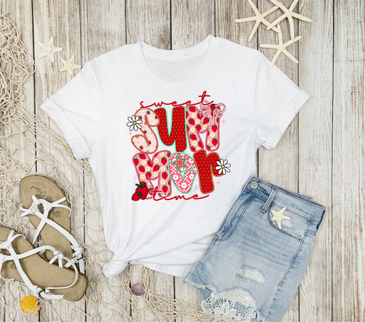 Sweet Summer Vibes Unisex T-Shirt, Summer Shirt, Casual Tee, Gift for Her, Trendy Graphic Tee, Beach Wear